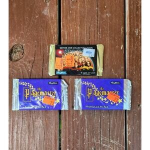 Vintage 1990s Sealed Trading Card Packs The Pagemaster & Star Trek 3 Total Packs